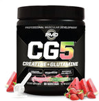 PMD Sports CG5 Premium Creatine & L Glutamine Powder, Power Recovery, Build Lean Muscle, Increase Workout Performance, Maximum Strength Pre Workout & Post Workout, Strawberry Watermelon, 30 Servings