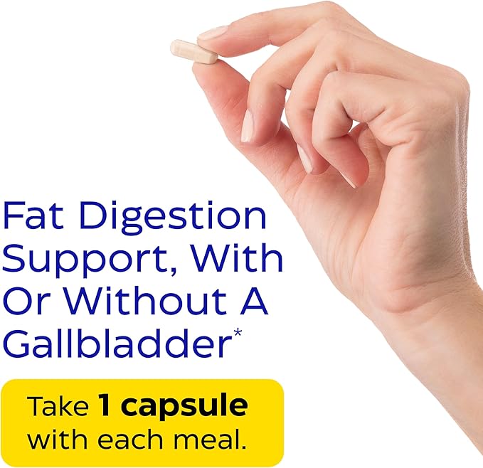 Enzymedica Lypo Gold, High Potency Lipase Digestive Enzymes for Fat Digestion, Supports Occasional Bloating Relief & Digestive Health, Keto-Friendly, Vegan, 60 Capsules