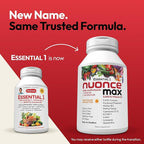 ANDREW LESSMAN Essential-1 nuonce max Multivitamin 5000 IU Vitamin D3 30 Small Capsules. 100 mcg Methyl B12. CoQ10 Lutein Lycopene Zeaxanthin. High Potency. No Additives. Ultra-Mild One Daily Capsule