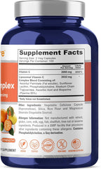NusaPure Liposomal Vitamin C 2032mg - 200 Veggie Vegan Capsules, BioPerine - High Absorption Ascorbic Acid