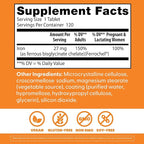 Doctor's Best High Absorption Iron Tablet with Ferrochel, Gentle on The Stomach, Immune Health, Blood Health, 27 mg