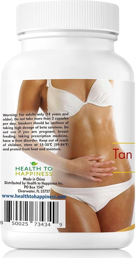 Tan Optimizer Plus+ – Sugar-Free Tanning & Skin Health Supplement with Beta Carotene, L-Tyrosine, Collagen & Antioxidants for Radiant Skin & Immune Support – 30 Capsules