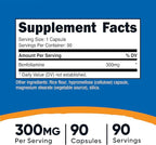 Nutricost Benfotiamine 300mg, 90 Capsules - Gluten Free, Non-GMO, and Vegetarian Friendly Fat Soluble Vitamin B1