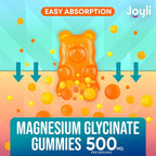 Magnesium Glycinate Gummies for Adults 500mg - Chewable Magnesium Glycinate for Kids Sleep, Glicinato De Magnesio para Mujeres, 60 Count