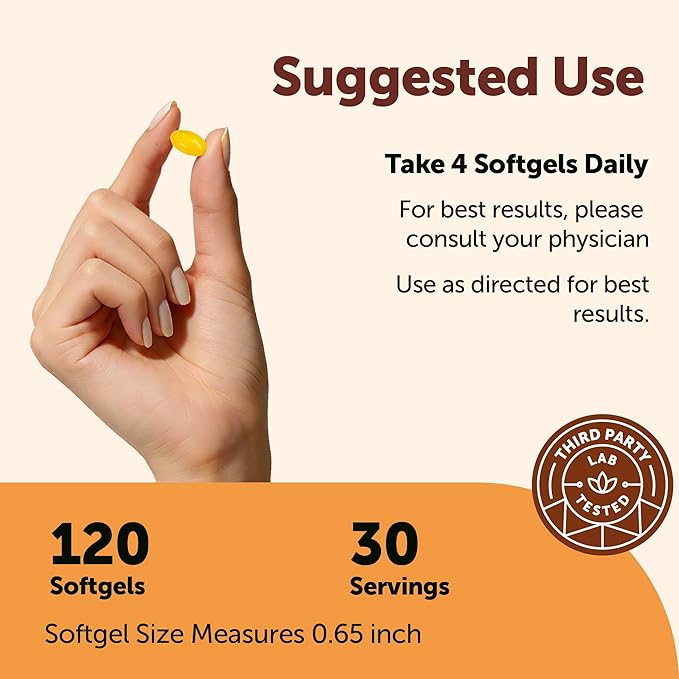 Micro Ingredients Berberine 1000mg with MCT Oil, 120 Softgels | Berberine HCI from Berberis Aristata | Non-GMO, Gluten Free, No Soy