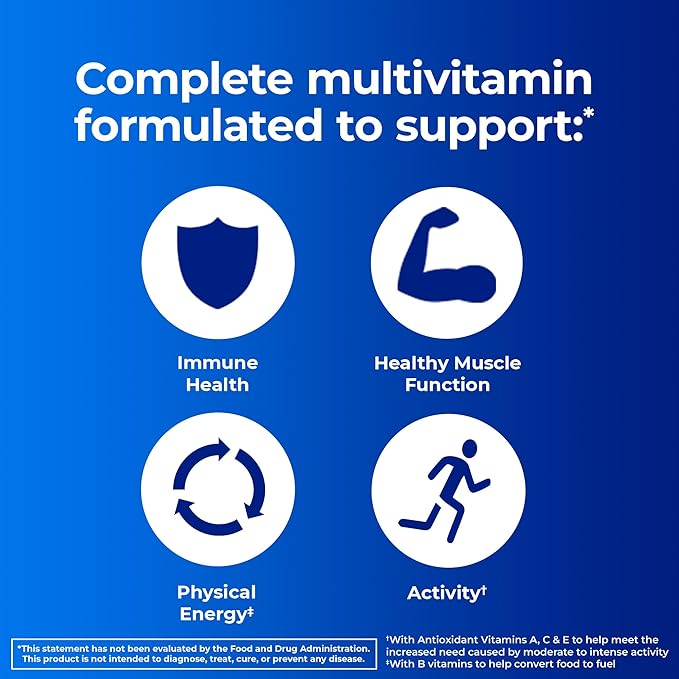 One A Day Men’s Pro Edge Multivitamin, Supplement with Vitamin A,C,D, E and Zinc for Immune Health Support and Magnesium for Healthy Muscle Function, 50 Count