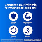One A Day Men’s Pro Edge Multivitamin, Supplement with Vitamin A,C,D, E and Zinc for Immune Health Support and Magnesium for Healthy Muscle Function, 50 Count
