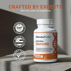 250mg Liposomal Quercetin Supplements - 60 Vegan Capsules to Support Antioxidant Defense, Cellular Health & Immune System - Quercetin Capsules Perfect for Healthy Aging and Vitality