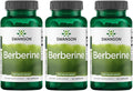Swanson Berberine HCl Cardiovascular and Metabolic Health Supplement for Health-Conscious Adults - Non-GMO, Vegan, Gluten-Free (60 Vegan Capsules, 400 mg Each, 3 Pack)