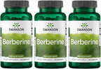 Swanson Berberine HCl Cardiovascular and Metabolic Health Supplement for Health-Conscious Adults - Non-GMO, Vegan, Gluten-Free (60 Vegan Capsules, 400 mg Each, 3 Pack)