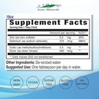 Eidon Ionic Minerals Liquid Immune Support Supplement with Zinc, Selenium, Maintains & Supports Immune System, Bioavailable, No Additives - 18 oz