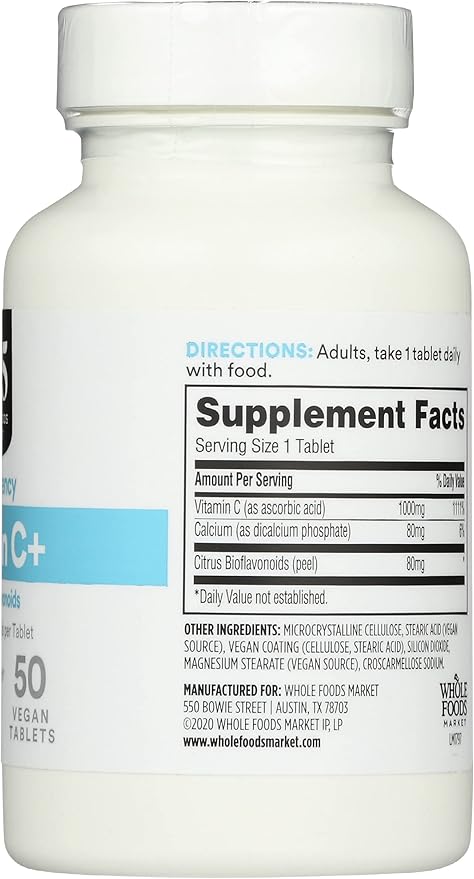 365 by Whole Foods Market, Vitamin C Complex High Potency, 50 Tablets