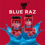 BSN Workout Bundle of NO XPLODE Pre Workout Powder Blue Raz, 30 Servings Amino X Muscle Recovery Intra Workout Support, Caffeine Free Blue Raz, 30 Servings