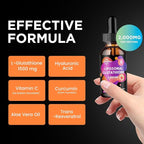 2 Pack Liposomal Glutathione Supplement - 2000mg Glutathione Liquid Drops with Vitamin C, Curcumin & Trans-Resveratrol - Powerful Antioxidant for Immune, Skin Health & Liver Detox - Strawberry