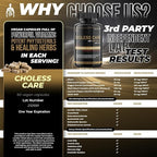 Cholesterol Supplement - Triglycerides Support Capsules w. Organic, Odorless Garlic, Cayenne Pepper, Plant Sterols to Support Normal HDL and LDL Cholesterol Levels w. Antioxidant Niacin (Vitamin B3)