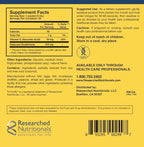 Researched Nutritionals Liposomal Glutathione (450mg) Liquid Gel + Vitamin C - Tri-Fortify - Aid Natural Energy, Immune Support & Detox - Clinically Researched for Absorption, Watermelon (20 Packets)