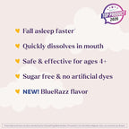 Natrol Kids Fast Dissolve Melatonin 1 mg, Dietary Supplement for Restful Sleep, Sleep Tablets for Kids, 60 Sugar-Free Blue-Razz-Flavored Melatonin Tablets, 60 Day Supply