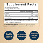 NatureBell Benfotiamine (Fat-Soluble Vitamin B1), Coconut Oil Softgels, 180 Count – 600 mg Per Serving – Non-GMO, cGMP Manufactured