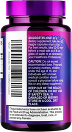 Organic D Mannose 1300mg per Serving Supplements - Extra Strength D-Mannose Capsules with Cranberry - for Natural Gentle Cleansing & Urinary Tract Health Support - Bottled in USA - 60 Capsules