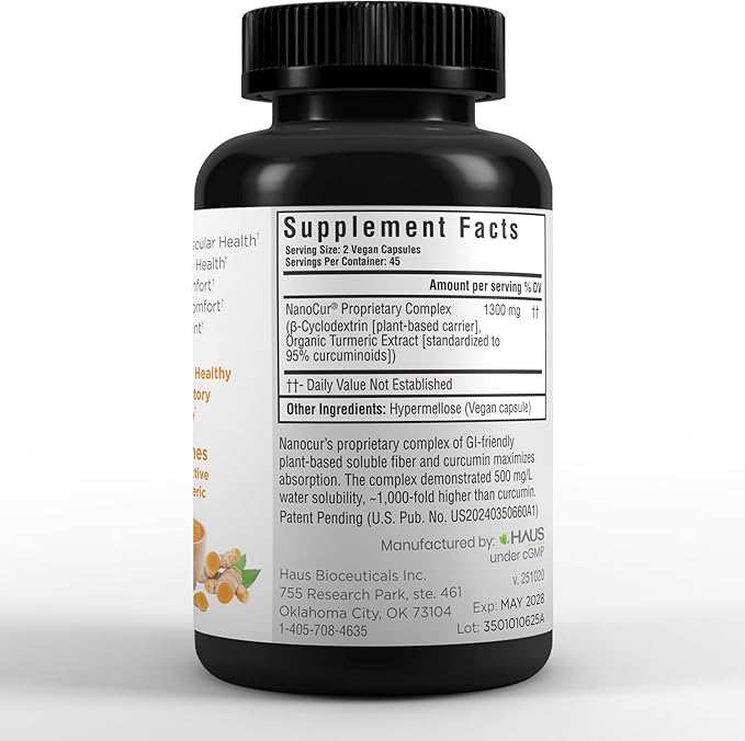 Turmeric Curcumin - 100x More Active Than Turmeric, 170% More Active Than Curcumin + Black Pepper Extract. Joint Support, Relief, and Energy You’ll Feel. Organic Curcumin/Plant-Based Carrier.