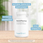 Supersmart - Natural Rapalogs (Advanced Formula) - with EGCg, Fisetin, Trans-resveratrol, Salicin, Curcumin Phytosome | Non-GMO & Gluten Free - 90 Vegetarian Capsules