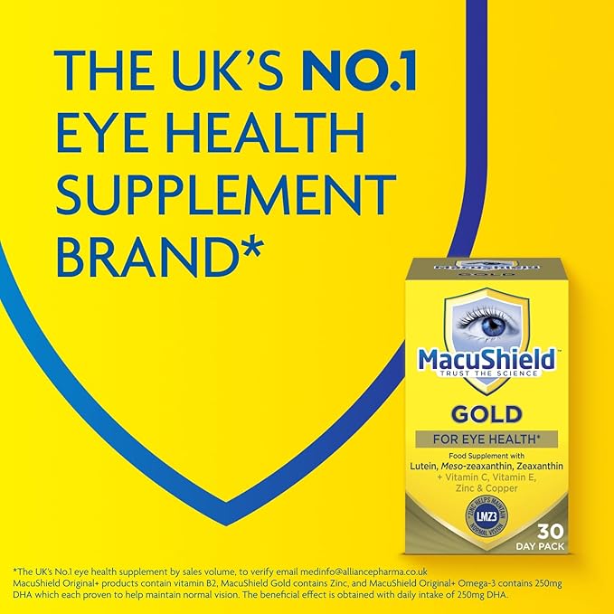 Macu Shield Gold Food Supplement - Pack of 90 Capsules