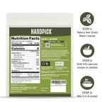 HANDPICK Dried Basil Leaves 40 Servings (100g/ 3.5oz) Non GMO, Gluten Free, 100% Raw Whole Tulsi Leaf, Sourced from India, Premium Quality, Packed in Resealable Ziplock Pouch