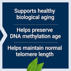 Life Extension® Biological Aging Defense, Healthy Aging Support, DNA methylation, telomere Supplement, Scarlet beebalm, Gluten-Free, Non-GMO, Vegetarian, 30 Capsules