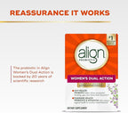 Align Probiotic, Womens Dual Action, Vaginal Probiotics for Women and for Vaginal Health Support, for Digestive Health, 42 Capsules (Pack of 2)
