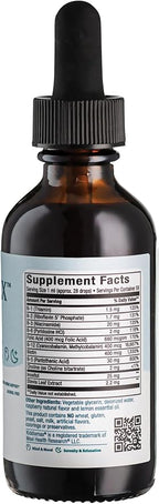 Maxi Health Kids Raspberry Liquid Vitamin B Complex - Vitamin Supplement with Vitamin B12 - Sublingual B Vitamins Complex Drops for Kids with B1 B2 B3 B5 B6 Biotin Folic Acid - 2 fl. Ounces
