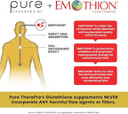Pure Therapro Rx S-Acetyl Glutathione Gold 300mg PER Capsule - 60 Capsules | Extra-Strength | Patented Acetylated Form of Glutathione (EMOTHION) from Italy | Pharmaceutical Grade | Zero Fillers