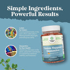 Vision Support Gummies for Adults - Lutein and Zeaxanthin Supplements for Eye Health - Potent Lutein Eye Vitamins for Blue Light Protection Dryness Strain Support & Visual Sharpness - 30 Count