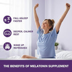 Melatonin 5mg Supplement with L-Theanine & Jujube Seed Extract, Support Sleep & Relaxation, Vegan, Non-GMO, 60 Capsules