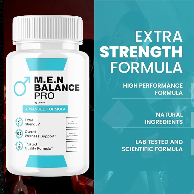 (5 Pack) Men Balance Pro Capsules, M.E.N Max Triple Action Formula Capsulas Pills Mens Multivitamins Premium All Natural Advanced Maximum Strength Health Wellness Supplement Support Reviews (300 ct)
