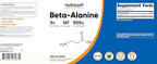 Nutricost Beta Alanine Powder 500 Grams (1.1lbs) - Pure Beta Alanine, Gluten Free & Non-GMO