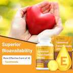 Liposomal Tocotrienols 1000mg - High Bioavailability Vitamin E Tocotrienols Supplements,95% Delta & 5% Gamma Tocotrienol Capsules Support Skin,Bone,Antioxidant,180 Softgels