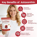 Astaxanthin 12mg with MCT Oil – 120 Softgels, Premium Astaxanthin Organic Supplements, for Kidneys, Eyes & Skin, Natural Microalgae Source, Triple Strength, Non-GMO & Gluten Free (Pack of 1)