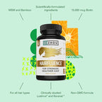 Zhou Hairfluence - Vegan Biotin Supplement for Hair Growth for Men & Women, Supports Stronger, Healthier Hair, Nails, & Glowing Skin with Lustriva & B Vitamin Complex - 60 Veggie Capsules (Pack of 1)