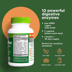 DigestWise Digestive Enzymes - 10 Powerful Vegan Enzymes to Support Digestion, Gas, Bloating & Constipation Relief - Keto Friendly - Lab Tested - 90 Capsules (6)