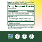 MegaFood Vitamin D3 2000 IU (50 mcg) - Vitamin D Supplements With Real Food, Immune Support, Supports Bones, Teeth & Muscles, Vegetarian, Certified Non-GMO, Kosher – 90 Tablets, 90 Servings