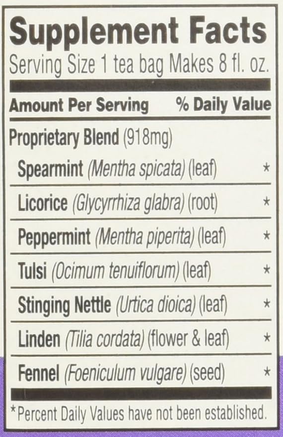 Celestial Seasonings Sleepytime Tea - Wellness Sinus Soother, Caffeine Free - 20 Tea Bags Box (Pack of 2)