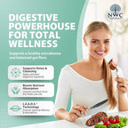NWC Naturals Belly-Ease Healthy Digestive Enzymes Plus Prebiotics & Probiotics, Essential Enzymes, Vegetarian, Better Digestion, Full Spectrum Digestive Solution - 180 Count Chewable Tablets