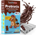 YumVs Probiotics for Kids with Prebiotic Fiber Sugar Free Chocolate Chewable Supplements - Dietary Supplement Chewables for Digestive Health - Toddlers, Kids & Teens 60 Count