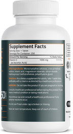 Bronson Vitamin C 1000mg Extra Strength, Supports a Healthy Immune System, High Potency, Non-GMO, 250 Vegetarian Tablets