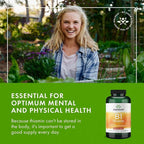 Swanson Vitamin B1 (Thiamin) - Promotes Healthy Metabolism and Provides Energy Support - Natural Vitamin Supplement Supporting Optimum Nerve Cell Function - (250 Capsules, 100mg Each) (2 Pack)