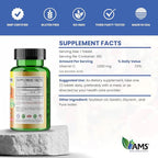 America Medic & Science Rapid-C 500mg Vitamin C Supplement (1 Pack of 100 Tablets) Energy Booster, Daily Immune System Support, Antioxidant | Vegan, Non-GMO Coated Ascorbic Acid for Adult Men & Women