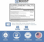 BoostCeuticals Phosphatidylserine 100mg with Ginkgo DMAE Gotu Kola - Memory, Stress & Cortisol Support, Cognitive Focus, Sleep Health, Brain Function Supplement, 90 Capsules