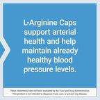 Life Extension L-Arginine Caps, 700 mg, Vitamin C & Amino Acid for Optimal arterial Health, Supports Heart & Immune Health, Healthy Tissue & Bones, Gluten Free, Non-GMO, 200 Capsules