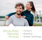 Irwin Naturals Whole-Body Turmeric+ - 60 Liquid Softgels - BioPerine Complex Enhanced Absorption - 30 Total Servings
