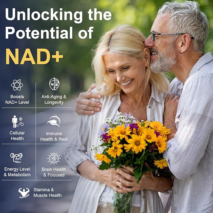 Totaria (2 Packs) NAD Supplement for Women Men with nicotinamide riboside resveratrol,Quercetin, Betaine Boost NAD+ Levels NAD Plus Supplement for Anti Aging, Energy, Immune, Focus 120 Capsules